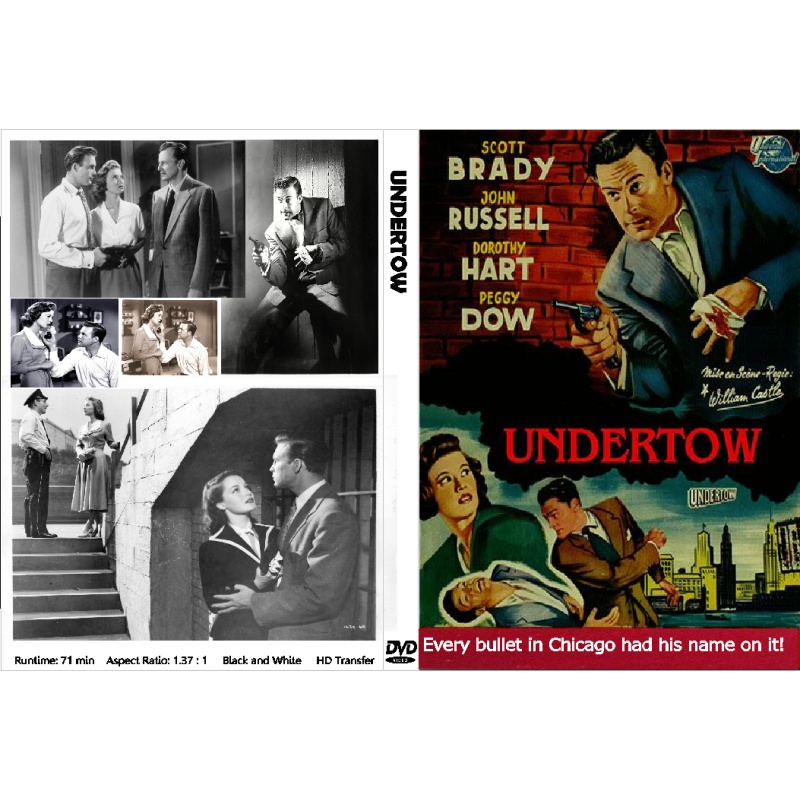 UNDERTOW (1949) Scott Brady Rock Hudson