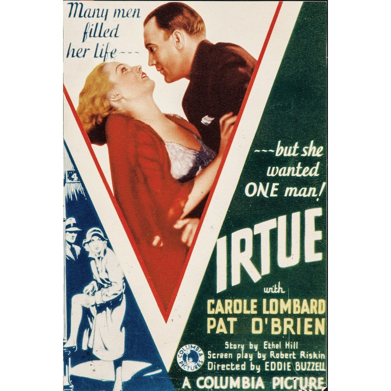 Virtue - Carole Lombard, Pat O'Brien, Shirley Grey  1932