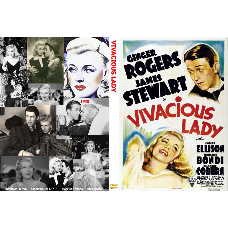 VIVACIOUS LADY (1938) Ginger Rogers James Stewart