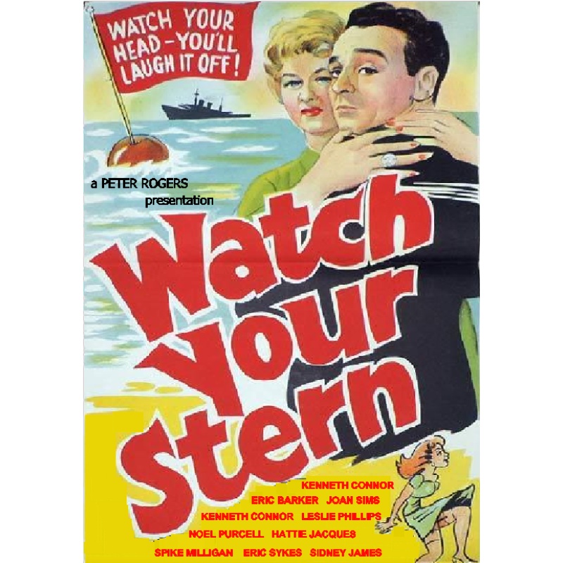 WATCH YOUR STERN (1960) Kenneth Connor Joan Sims Leslie Phillips Spike Milligan Eric Barker