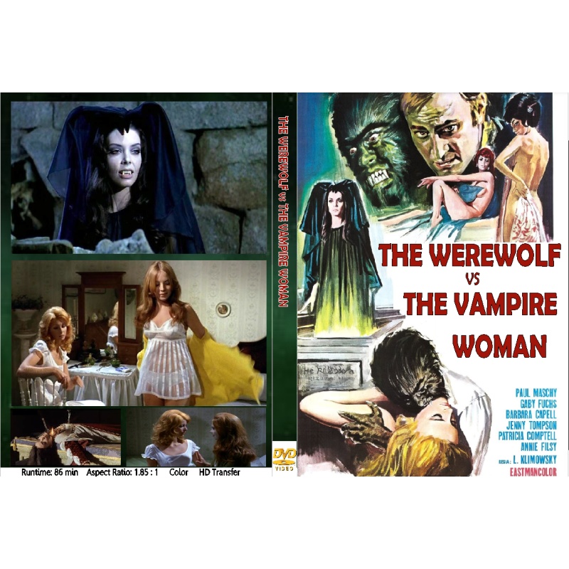 THE WEREWOLF VS THE VAMPIRE WOMAN (1971) SPANISH with ENG subs
