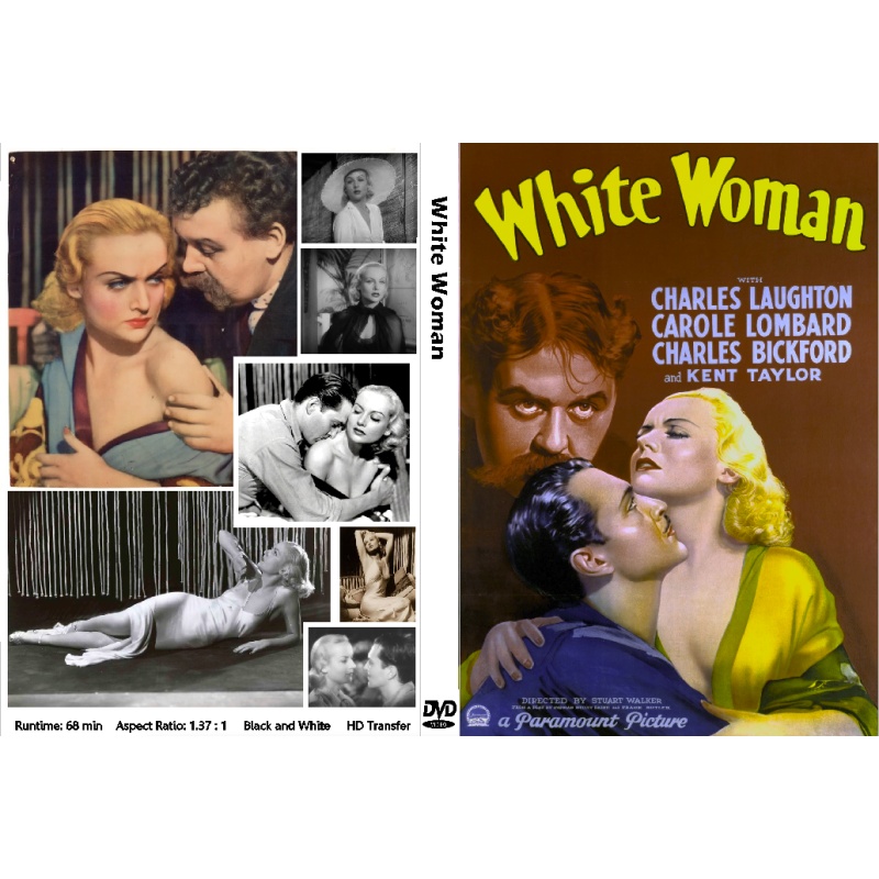 WHITE WOMAN (1933) Carole Lombard Charles Laughton