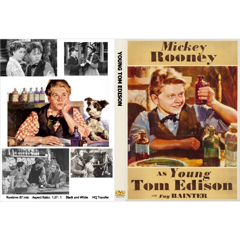 Young Tom Edison  Mickey Rooney